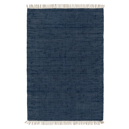 Taaskasutatud materjalist vaip Tom Dark Blue 70x120 cm