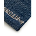 Taaskasutatud materjalist vaip Tom Dark Blue 80x150 cm