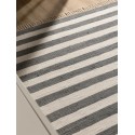 Taaskasutatud materjalist vaip Tom Grey/White 70x120 cm