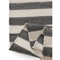 Taaskasutatud materjalist vaip Tom Grey/White 70x120 cm