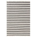 Taaskasutatud materjalist vaip Tom Grey/White 80x150 cm