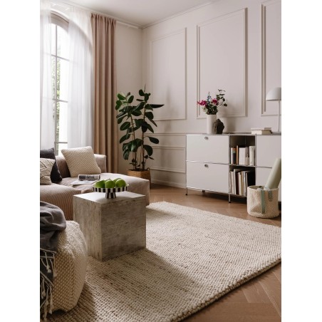 Villane vaip Beež helmed 80x150 cm