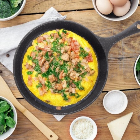 GRANDE sügav graniidist pann 24 cm, 2 liitrit | FreshDesign.ee