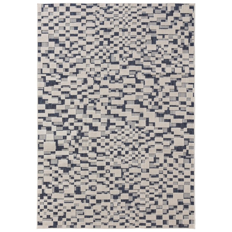 Sise- ja välisvaip Kaleo Sinine/Valge 200x300 cm
