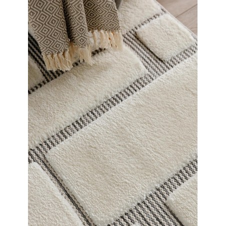 Vaip Elvy Cream/Grey 120x170 cm