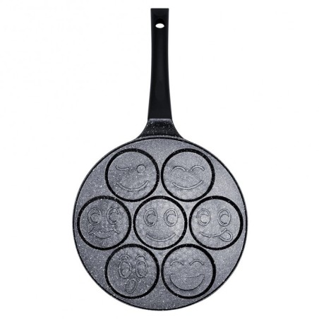 Graniitmunapann 7 auguga BLACK LINE 26 cm | FreshDesign.ee