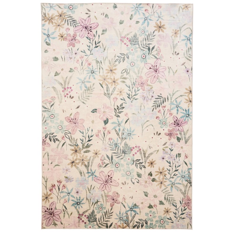 Pestav vaip Milly Mitmevärviline/Valge 120x170 cm