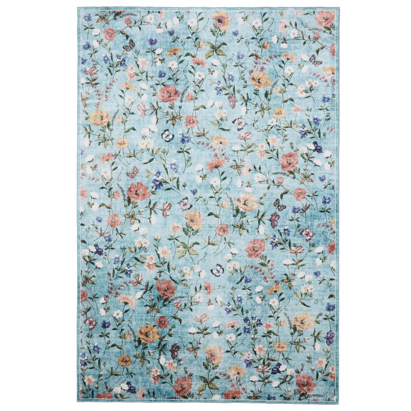 Pestav vaip Milly Mitmevärviline/Türkiissinine 200x300 cm