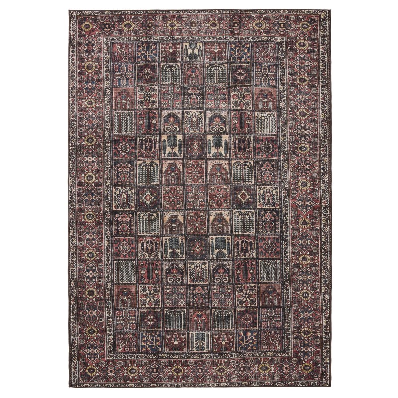 Pestav vaip George Mitmevärviline/Punane 120x170 cm