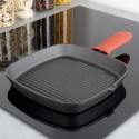 Silikoonkattega kandiline malmist grillpan... | FreshDesign.ee