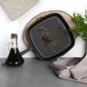 Silikoonkattega kandiline malmist grillpan... | FreshDesign.ee