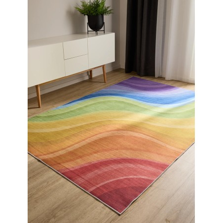 Pestav vaip George Mitmevärviline/Lilla 160x230 cm
