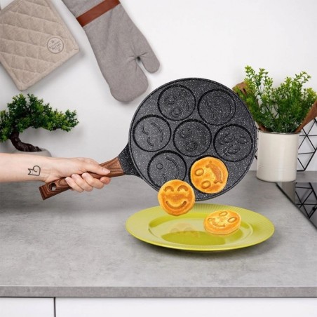 Graniitmunapann 7 auguga BLACK&WOOD 26 cm | FreshDesign.ee