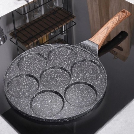 Graniitmunapann 7 auguga BLACK&WOOD 26 cm