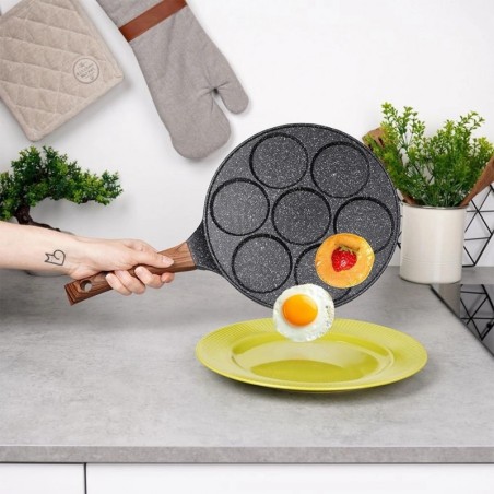 Graniitmunapann 7 auguga BLACK&WOOD 26 cm | FreshDesign.ee