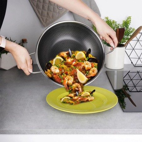 COOKCELL mittenakkuvast terasest wokpann, 28 cm | FreshDesign.ee