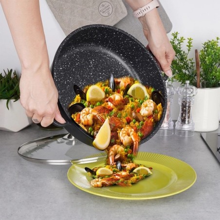 GRANDE graniidist klaasist kaanega pann, 28 cm | FreshDesign.ee