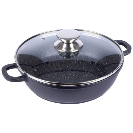 GRANDE graniidist klaasist kaanega pann, 24 cm | FreshDesign.ee