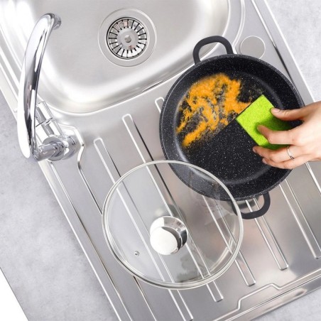 GRANDE graniidist klaasist kaanega pann, 24 cm | FreshDesign.ee