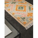 Käsitsi kootud Kilim Zohra mitmevärviline/beež 80x200 cm