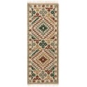 Käsitsi kootud Kilim Zohra Green 80x200 cm