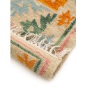 Käsitsi kootud Kilim Zohra mitmevärviline/beež 80x200 cm