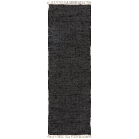 Taaskasutatud materjalist vaip Tom Black 80x250 cm