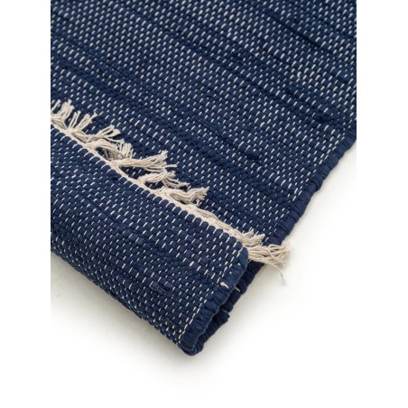 Taaskasutatud materjalist vaip Tom Dark Blue 70x200 cm