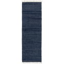 Taaskasutatud materjalist vaip Tom Dark Blue 80x250 cm