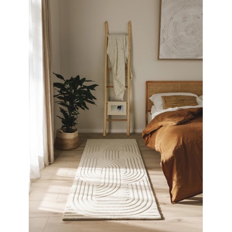 Wool Runner Nuria Cream 70x200 cm