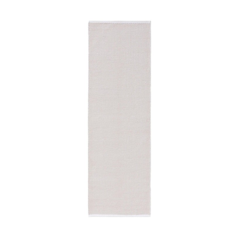 Puuvillane vaip Ron Valge 70x200 cm