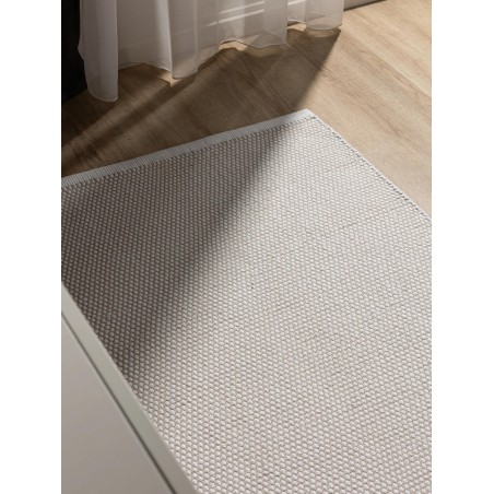 Puuvillane vaip Ron Valge 70x200 cm
