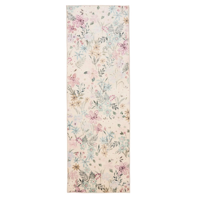Runner vaip Milly Mitmevärviline/Valge 80x240 cm