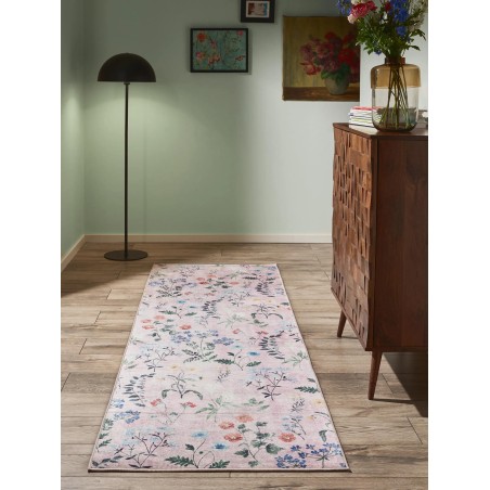 Runner vaip Milly Mitmevärviline/Roosa 80x240 cm