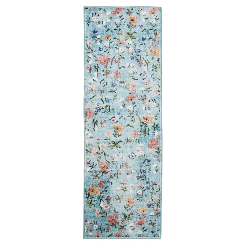 Runner vaip Milly Mitmevärviline/Türkiissinine 80x240 cm