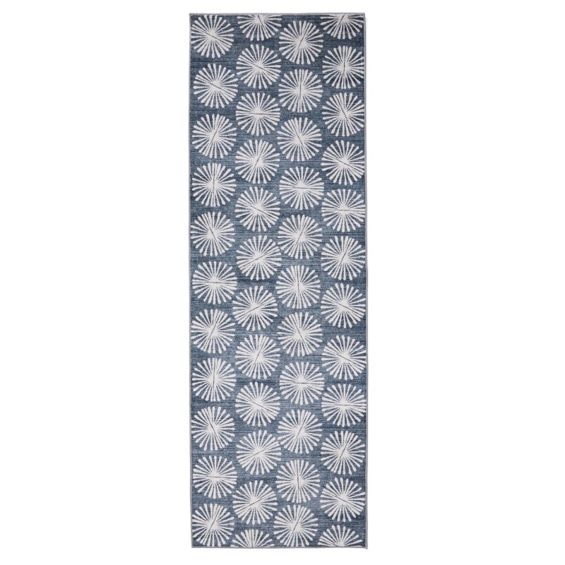 Runner vaip Milly Charcoal/Blue 80x240 cm