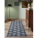 Runner vaip Milly Charcoal/Blue 80x240 cm