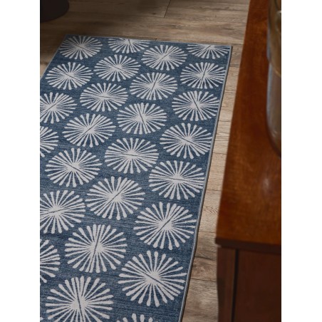 Runner vaip Milly Charcoal/Blue 80x240 cm