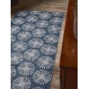 Runner vaip Milly Charcoal/Blue 80x240 cm
