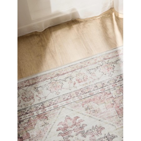 Runner vaip George Rose/Beež 80x240 cm