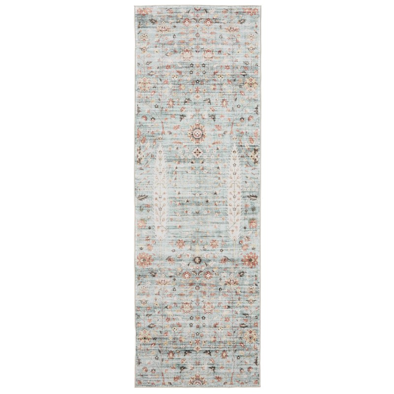 Runner vaip George Turquoise 80x240 cm