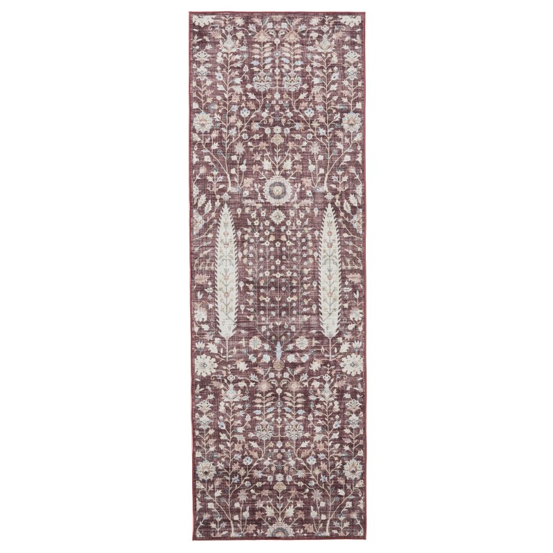 Runner vaip George Bordeaux 80x240 cm