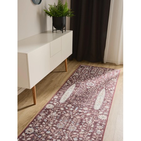 Runner vaip George Bordeaux 80x240 cm