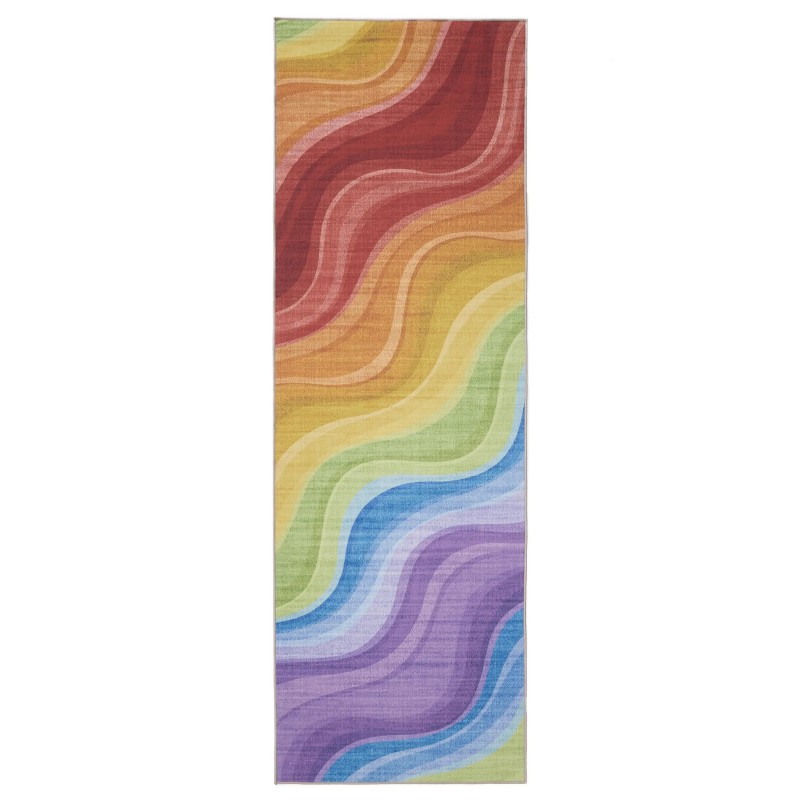 Runner vaip George Mitmevärviline/Lilla 80x240 cm