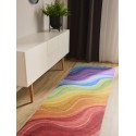 Runner vaip George Mitmevärviline/Lilla 80x240 cm