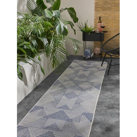 In- & Outdoor Runner Bronco Tumesinine 80x250 cm