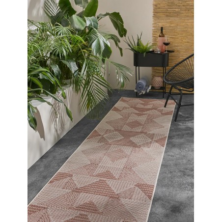 In- & Outdoor Runner Bronco Terracotta 80x250 cm