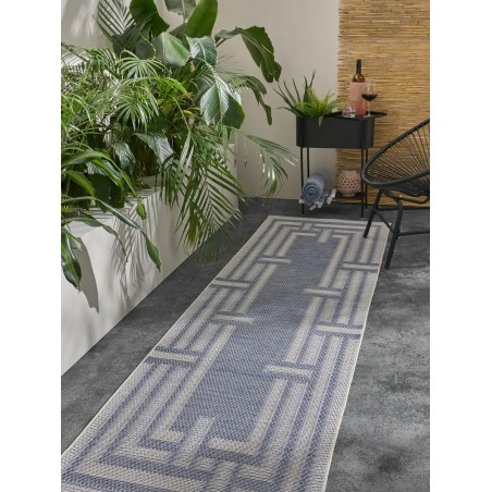 In- & Outdoor Runner Bronco Tumesinine 80x250 cm