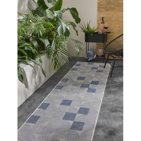In- & Outdoor Runner Bronco Tumesinine 80x250 cm