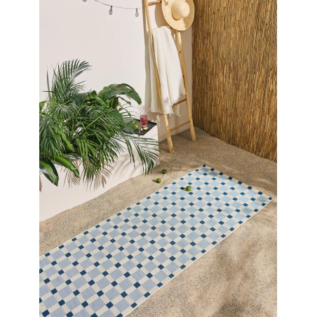 In- & Outdoor Runner Jovis Blue 80x250 cm